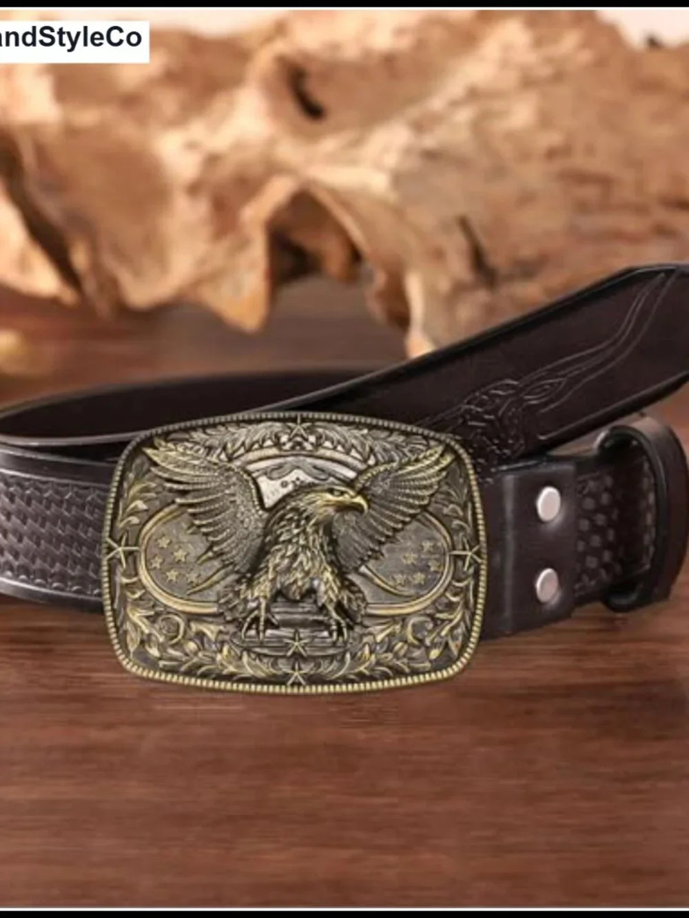 Western Flying Eagle Belt Buckle Vintage Rodeo Cowgirl Cowboy Gift